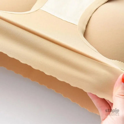 Beige Seamless Padded Butt Lifter Briefs Hip Enhancer Underwear for Women - XL (Hipline:92-96cm) Fashion > Women’s