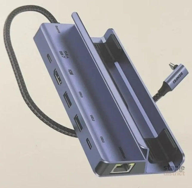 BENFEI 000492GY 6 in 1 Docking 1xHDMI 4K 2xUSB-A 3.0 1xUSB-C 3.0 1xUSB-C PD 1xRJ45 - Electronics > Computers & Tablets