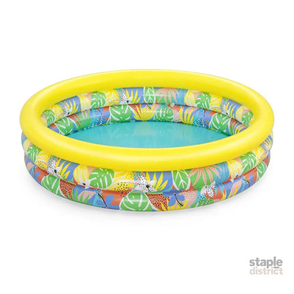 Bestway 1.68m x 38cm Floral Paradise Play Pool-2050056754565353472
