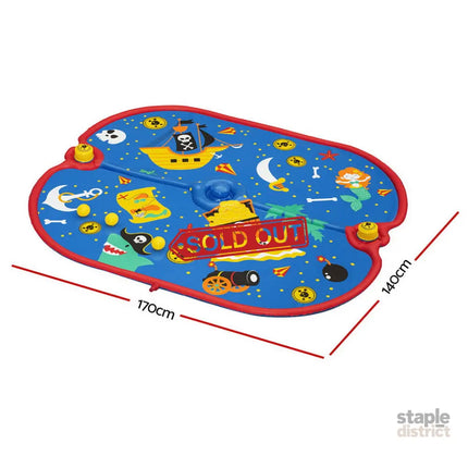 Bestway Kids Splash Pad Pool Sprinkler Spray Play Mat Water Fun Toys 170cm x140cm - Baby & Kids > Baby & Kid’s Toys >