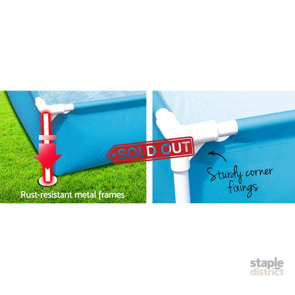 Bestway Kids Swimming Pool - Square - Baby & Kids > Baby & Kid’s Toys > Outdoor Play Equipment