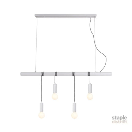 Bikkel 4 Lights Pendant Light - White - Home & Garden > Lighting > Night Lights & Ambient Lighting