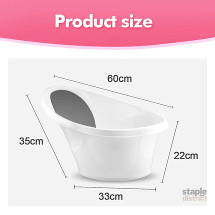 Black Baby Bath With Backrest & Bum Bump Support-2006732771770372105