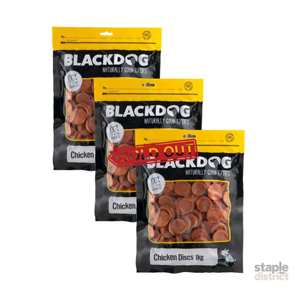 Blackdog Chicken Discs 1kg x 3kg-2050056885217923072
