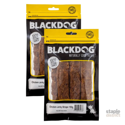 Blackdog Chicken Jerky Straps 150g x 2pk-2006732749813190658