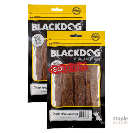 Blackdog Chicken Jerky Straps 150g x 2pk-2006732749813190657