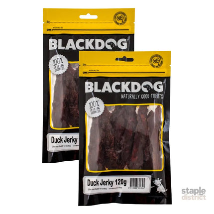 Blackdog Dog Treats Duck Jerkey 120g x2-2006732774265982977