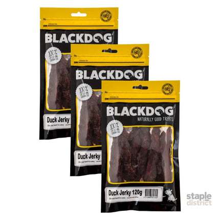 Blackdog Dog Treats Duck Jerkey 120g x3-2006732774425366529