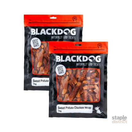 Blackdog Sweet Potato & Chick Wrap 1kg x 2pk-2050056889747771392