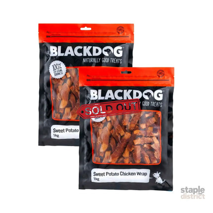 Blackdog Sweet Potato & Chick Wrap 1kg x 2pk-2050056889747771393