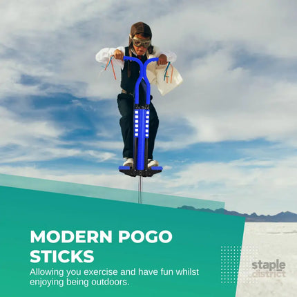 Blue Pogo Stick Kids - Childrens Jumping Jackhammer Exercise Hopper Toy - Baby & Kids > Baby & Kid’s Toys > Outdoor