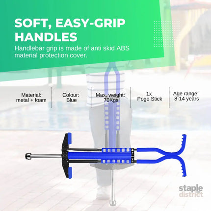 Blue Pogo Stick Kids - Childrens Jumping Jackhammer Exercise Hopper Toy - Baby & Kids > Baby & Kid’s Toys > Outdoor