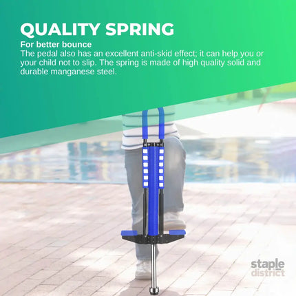 Blue Pogo Stick Kids - Childrens Jumping Jackhammer Exercise Hopper Toy - Baby & Kids > Baby & Kid’s Toys > Outdoor