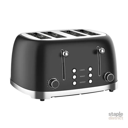 Bonzachef Multitoast Plus 4-Slice Popup Toaster With Ceramic Heating Element - Appliances > Kitchen Appliances >