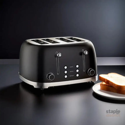 Bonzachef Multitoast Plus 4-Slice Popup Toaster With Ceramic Heating Element - Appliances > Kitchen Appliances >