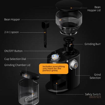 Bonzachef Perfect Grind 2 Electric Coffee Grinder - Appliances > Kitchen Appliances > Coffee Machines & Accessories