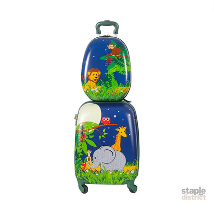 BoPeep 16''13'' 2PCS Kids Luggage Set Jungle-2018816802896875521