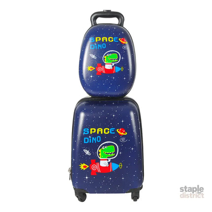 BoPeep 16''13'' 2PCS Kids Luggage Set Space Dino-2006733211861913601