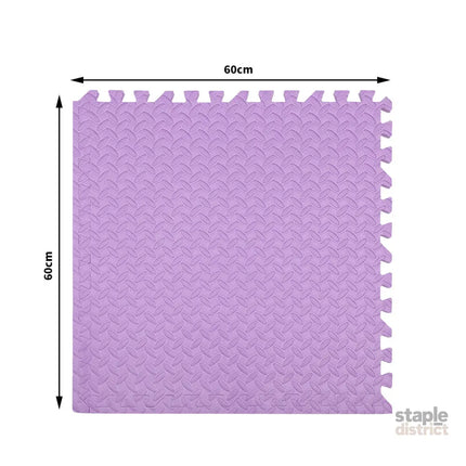 Bopeep EVA Foam Kids Play Mat Floor Purple-2018816669954215938