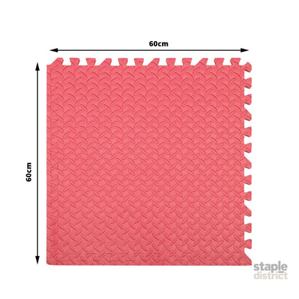 Bopeep EVA Foam Kids Play Mat Floor Red-2018816653307023362