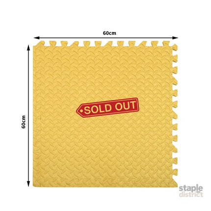 Bopeep EVA Foam Kids Play Mat Floor Yellow-2018816676358918146