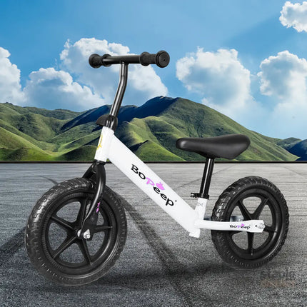 BoPeep Kids Balance Bike Ride On Toys White-2006733050679005191