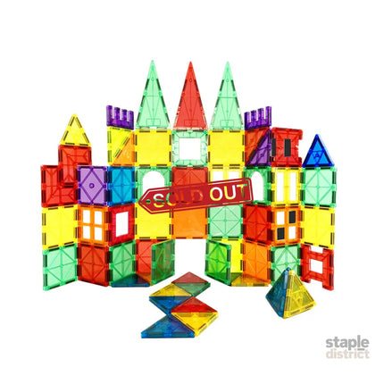 BoPeep Kids Magnetic Tiles Blocks Building-2029387266576748544