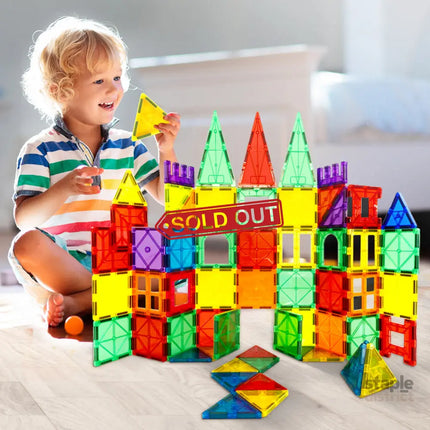 BoPeep Kids Magnetic Tiles Blocks Building-2029387266576748550