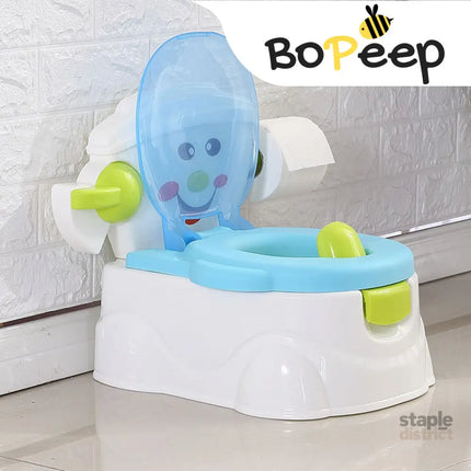BoPeep Kids Potty Trainer Seat Safety Blue-2006733173509197831