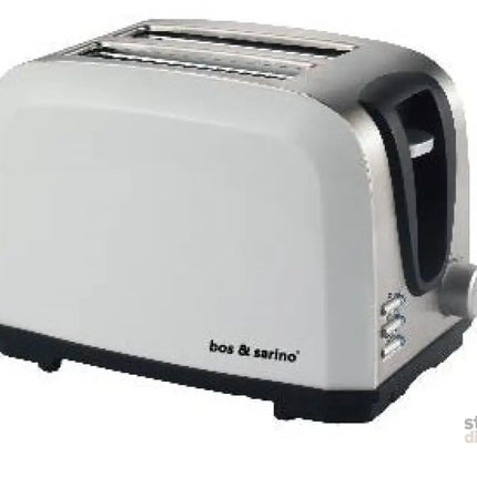 BOS & SARINO 2 Slice White Toaster - Appliances > Kitchen Appliances > Toasters & Grills