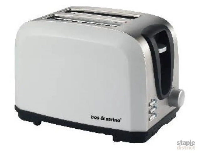 BOS & SARINO 2 Slice White Toaster - Appliances > Kitchen Appliances > Toasters & Grills