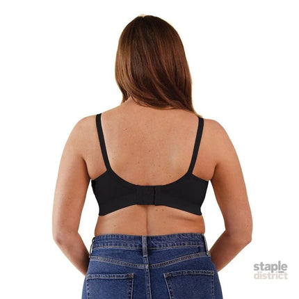 Bravado Silk Seamless Sheer Nursing Bra Black S-2006733474966409217