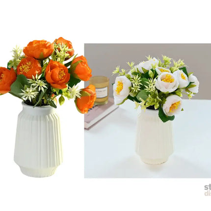 bulk 8 Artificial Peony Pot Assort 20cm - Appliances > Kitchen Appliances > Cooking Ranges