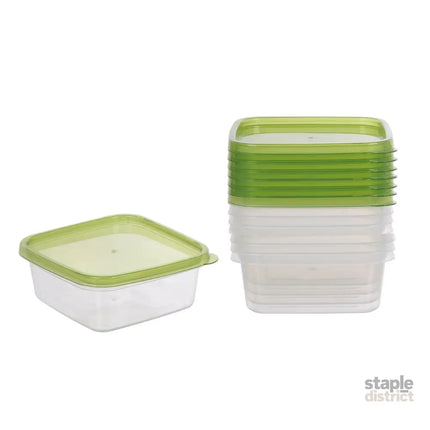 bulk 84 Reusable Microwave Safe 600ml Food Container Square - Home & Garden > Kitchenware > Food Storage