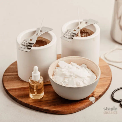 Candle Making Kit - Wax Melting Heater + Soy Wax Flakes + Wicks - Home & Garden > Hobbies > Arts & Crafts