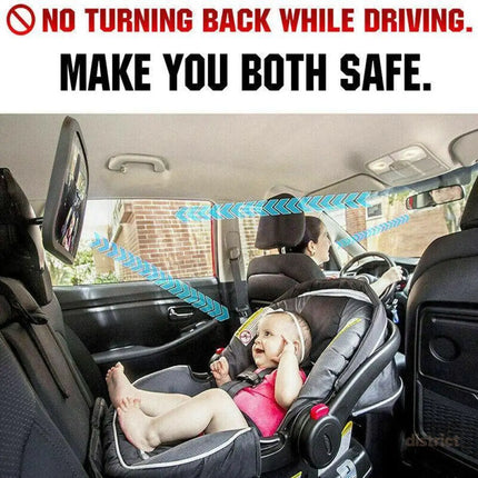 Car Rear Facing Mirror for Little Ones Travel Use Back View Organizer - Baby & Kids > Nursing > Baby Health & Grooming