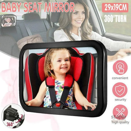 Car Rear Facing Mirror for Little Ones Travel Use Back View Organizer - Baby & Kids > Nursing > Baby Health & Grooming