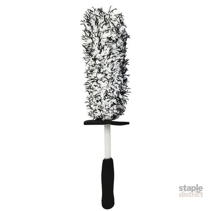 Car Wheel Cleaning Brush Tool Alloy Soft Bristle - Blue + White - Auto Accessories > Auto Accessories Others >