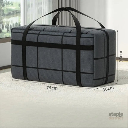 CARLA HOME 2-Pack 180L Extra Large Moving Storage Bags with Handles & Duty Zippered for Clothes, Travel, Space Saving & Camping-2050057505639370758