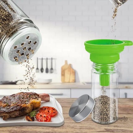 CARLA HOME 20-Jar Spice Rack Organizer Storage for Kitchen Countertop or Cabinet-2042061538893893638