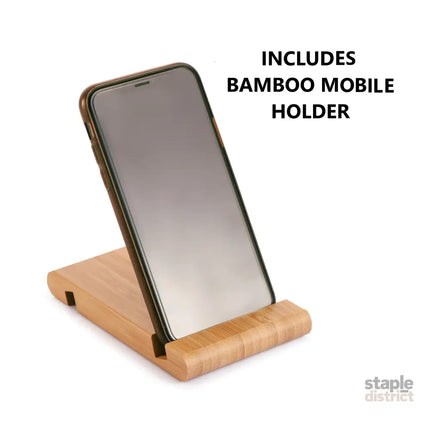 CARLA HOME 3 Pieces Bamboo Cutting Board with Juice Groove and Mobile Holder included for Home Kitchen-2042061560481976325