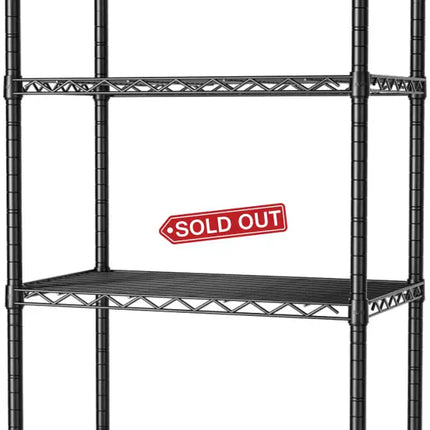 CARLA HOME 4-Tier Adjustable Metal Storage Shelves Wire Rack Organizer for Kitchen, Pantry, Bathroom or Laundry Room (60cm W x 40cm D x 140 cm H)-2042061546527526920