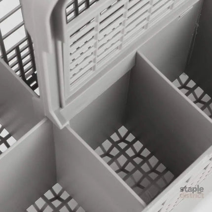 CARLA HOME 8 Slot Universal Dishwasher Cutlery Basket with Handle and Lid which Fits Most Brands (240mm X 135mm X 122mm)-2042061537945980932