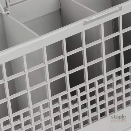 CARLA HOME 8 Slot Universal Dishwasher Cutlery Basket with Handle and Lid which Fits Most Brands (240mm X 135mm X