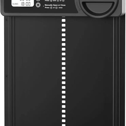 CARLA HOME Automatic Chicken Coop Door Opener with Timer Control, Anti-Pinch Protection, LCD Display & Battery Powered for Backyard Chickens-2050057507816214535