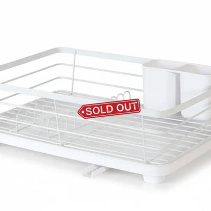 CARLA HOME Dish Drying Rack for Kitchen Counter with Removable Drip Tray, Utensil Holder and Cutlery Organizer-2050057500199358473