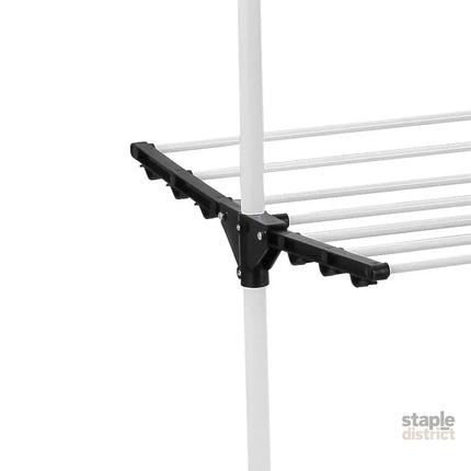 CARLA HOME Folding 3 Tier Clothes Laundry Drying Rack with Stainless Steel Tubes for Indoor & Outdoor Home-2042061555725635589