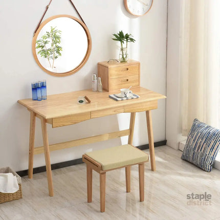 CARLA HOME Hanging Wall Mirror 45cm - Solid Bamboo Frame and Adjustable Leather Strap for Bathroom and Bedroom, Vanity Mirror, Makeup Mirror, Face Mirrors, Wall Shelf Mirror (Round 45 cm)-2042061561236951049