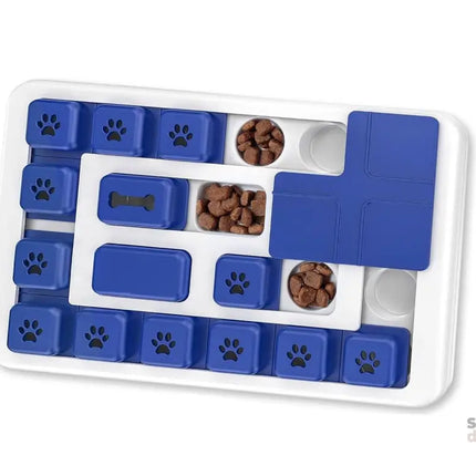 CARLA HOME Interactive Dog Puzzle Toy Slow Feeder Treat Dispenser for Dogs & Cats-2050057508600549385