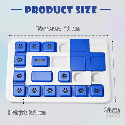 CARLA HOME Interactive Dog Puzzle Toy Slow Feeder Treat Dispenser for Dogs & Cats-2050057508600549384